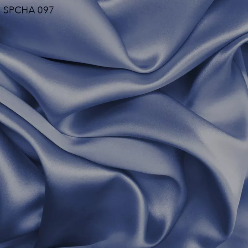 Silk Charmeuse – Stone Wash Blue