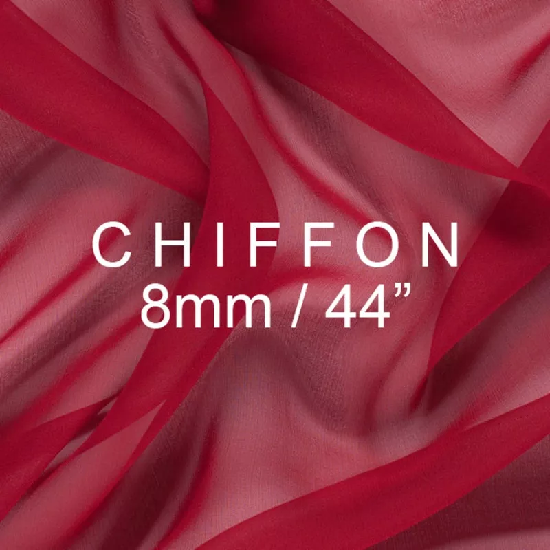 Silk Chiffon Fabric 8mm, 44″