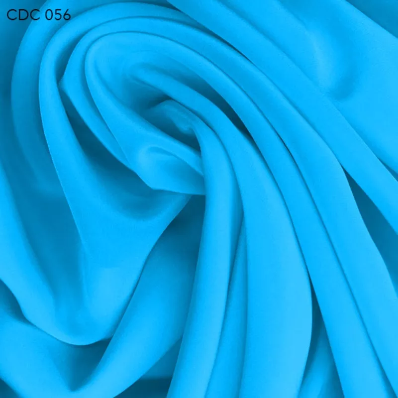 silk-crepe-de-chine-electric-blue Silk Crepe de Chine – Electric Blue