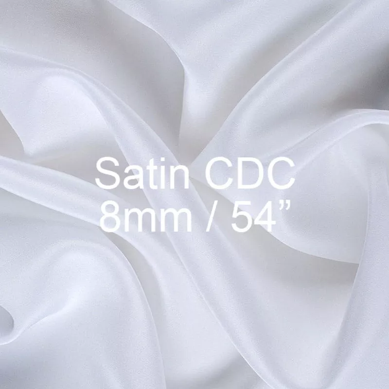 Silk Satin CDC Fabric 8mm, 54″