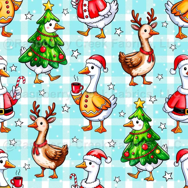 Silly Goose Christmas Ice Blue