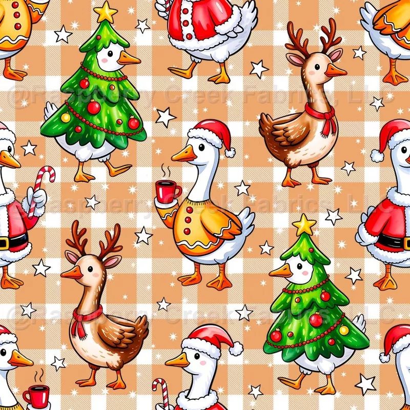 Silly Goose Christmas Tan