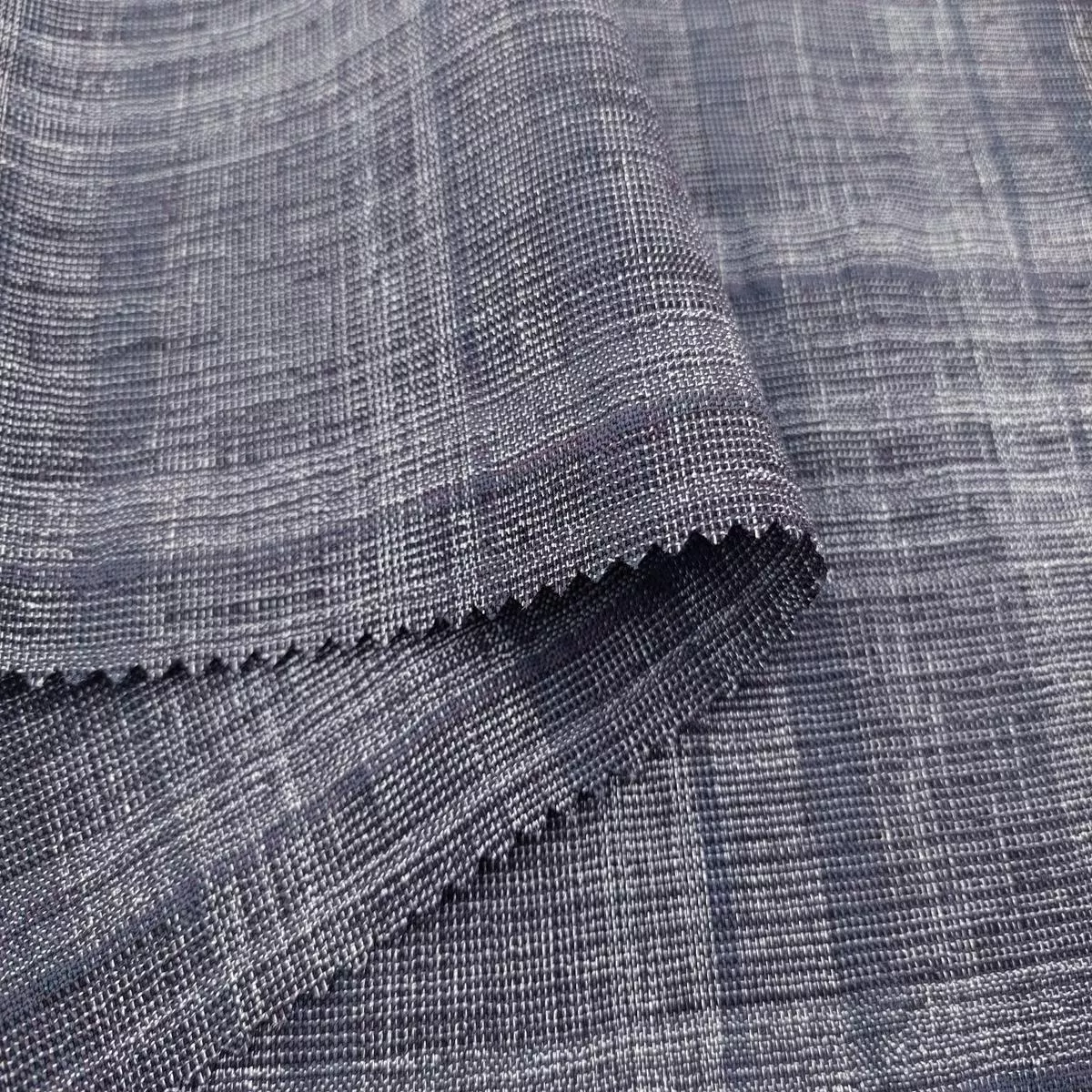 silver-threads-plaid-linen-blend-fabric-with-metallic-effect-2725 Silver Threads Plaid: Linen Blend Fabric with Metallic Effect 2725