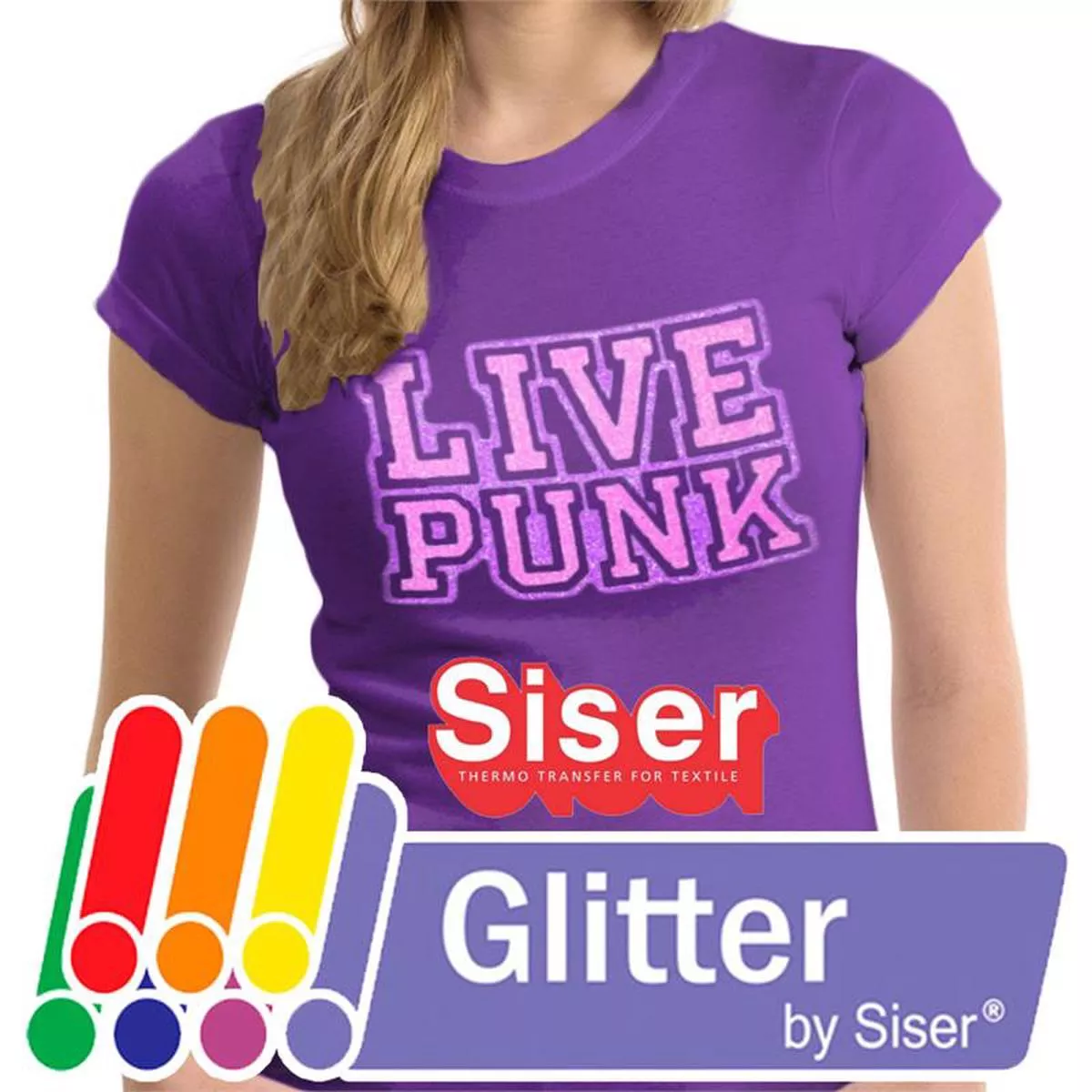 Siser Glitter HTV 20″ Rolls