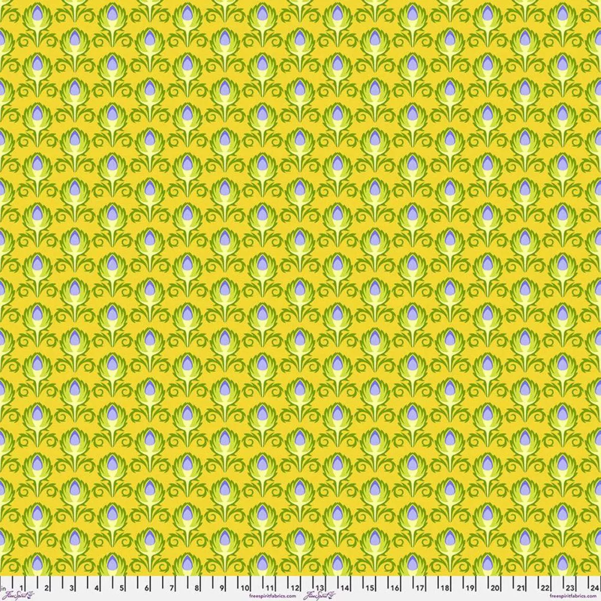 Small Artichoke Yellow by Jane Sassaman