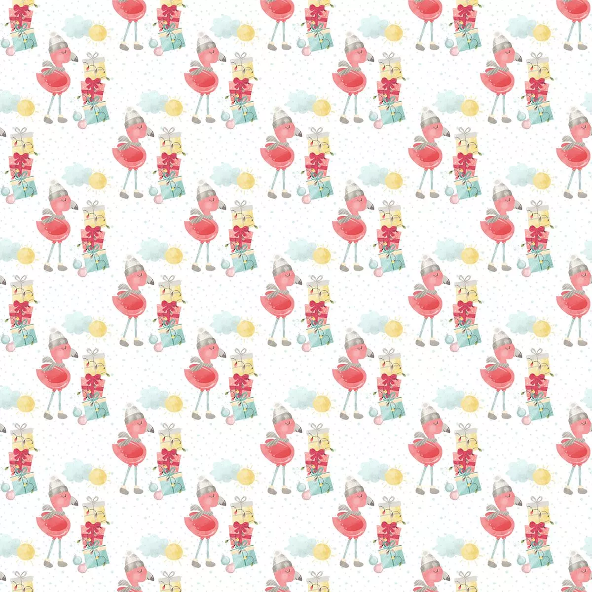 snowing-in-tropics-fabric-white Snowing In The Tropics Fabric – White