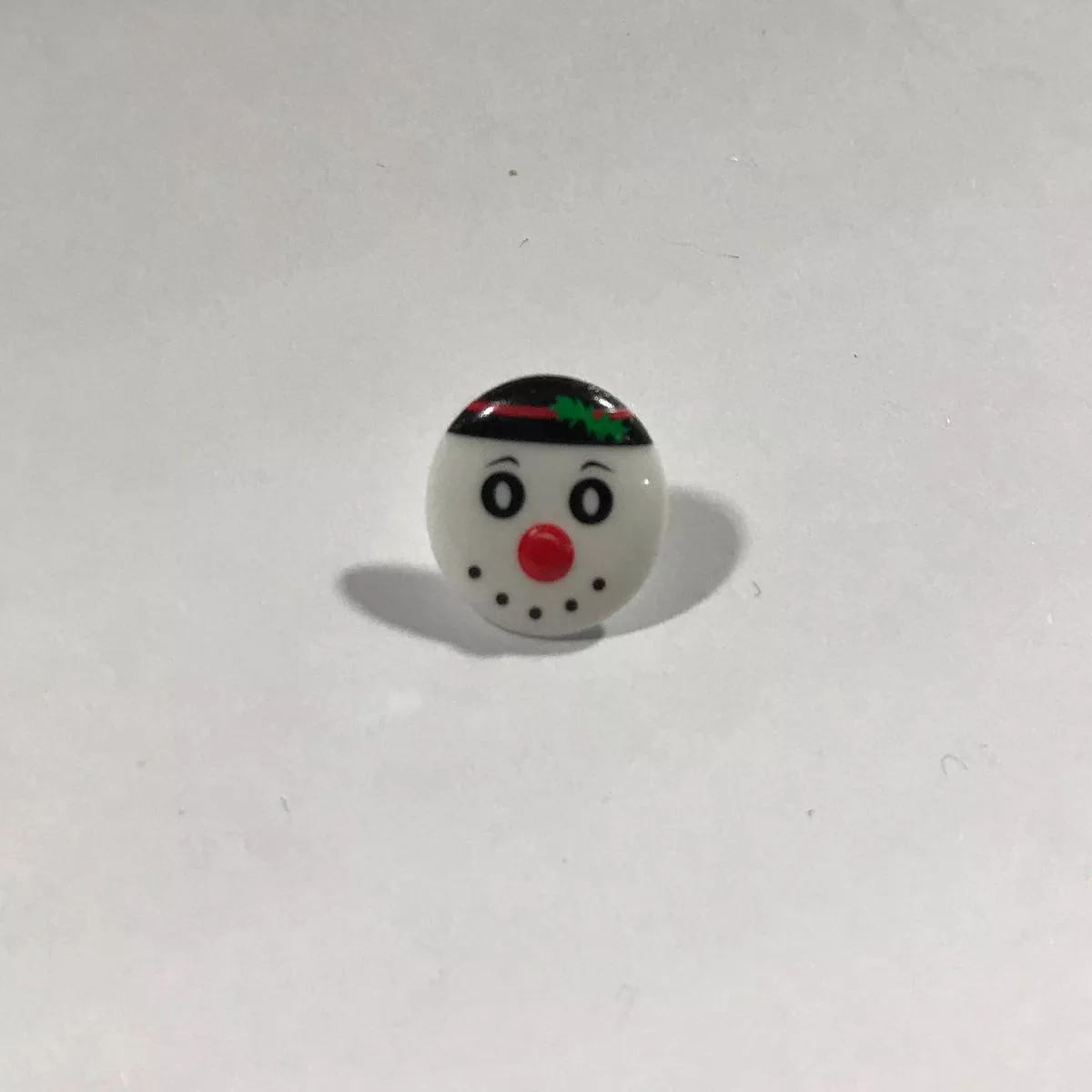 Snowman Face Plastic Button – Dill Buttons Brand