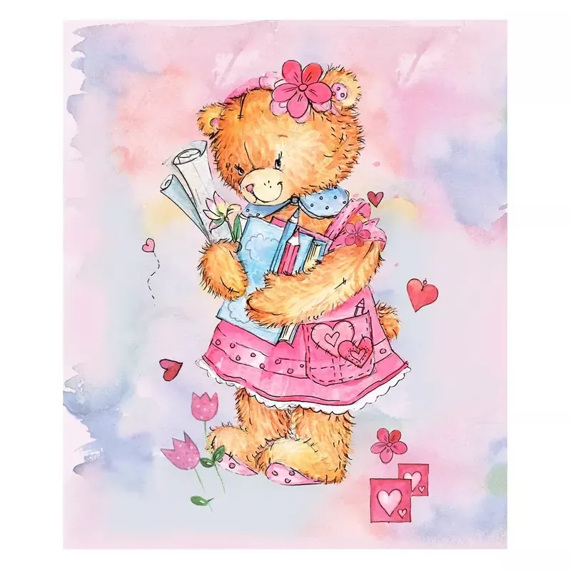 So Lovely Valentines Portrait #4 Fabric Panel