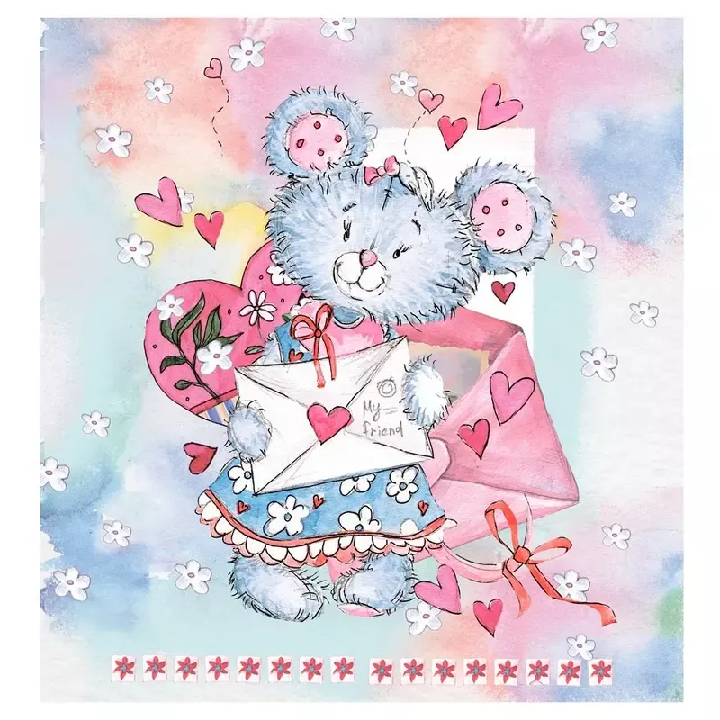 so-lovely-valentines-portrait-5-fabric-panel So Lovely Valentines Portrait #5 Fabric Panel