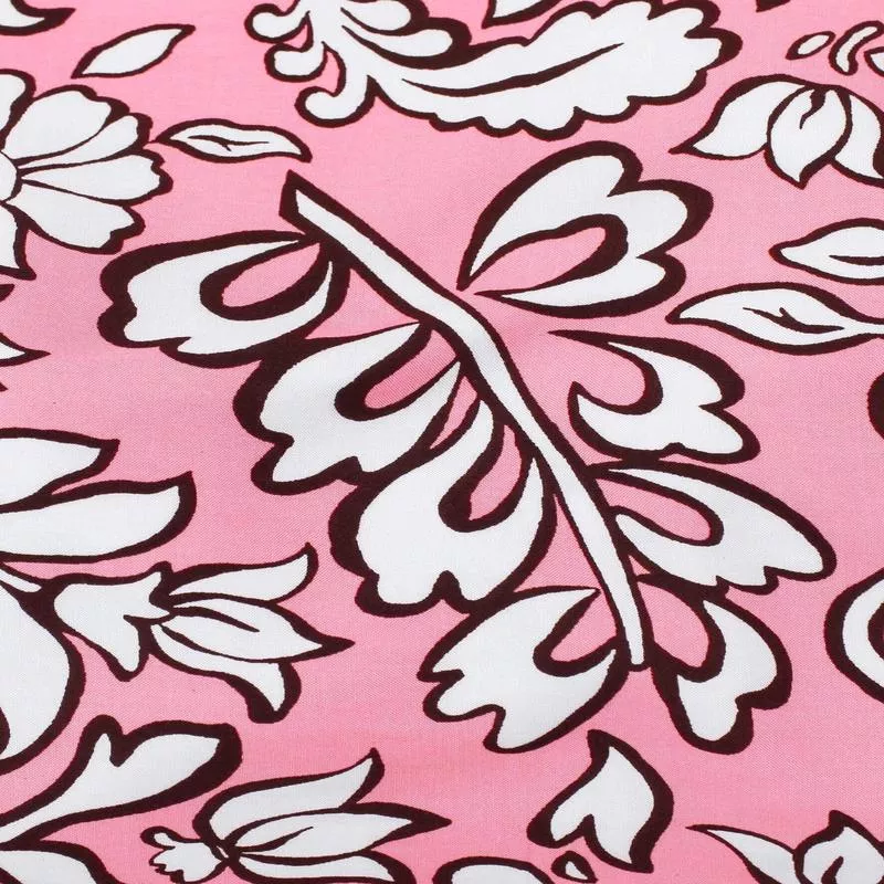 Sofia Tropical Floral Pink / Off White