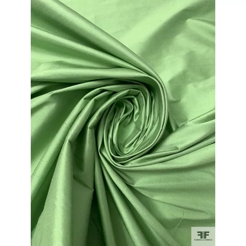 Solid Silk Shantung – Pear Green