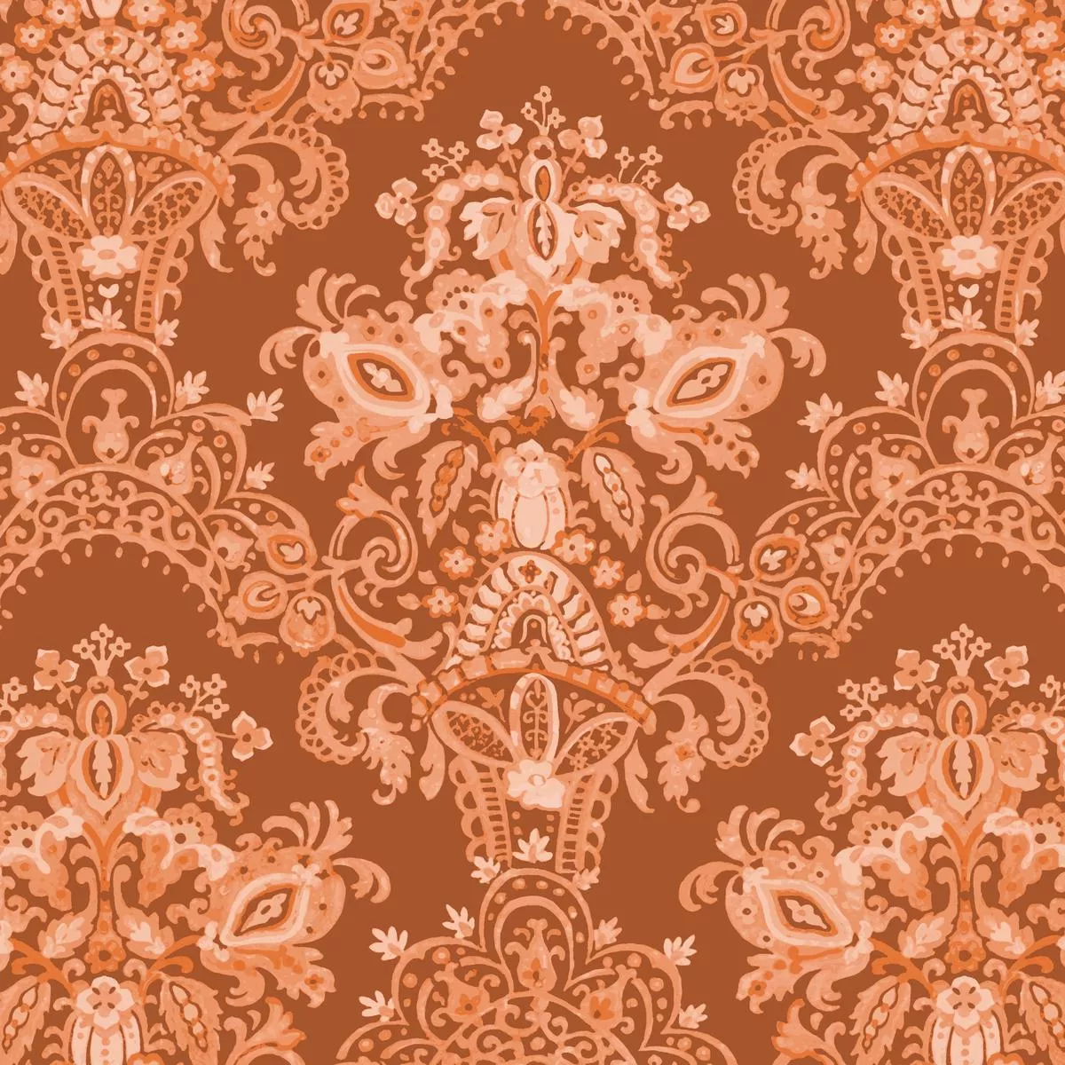 solstice-garden-on-brown-fabric Solstice Garden on Brown Fabric