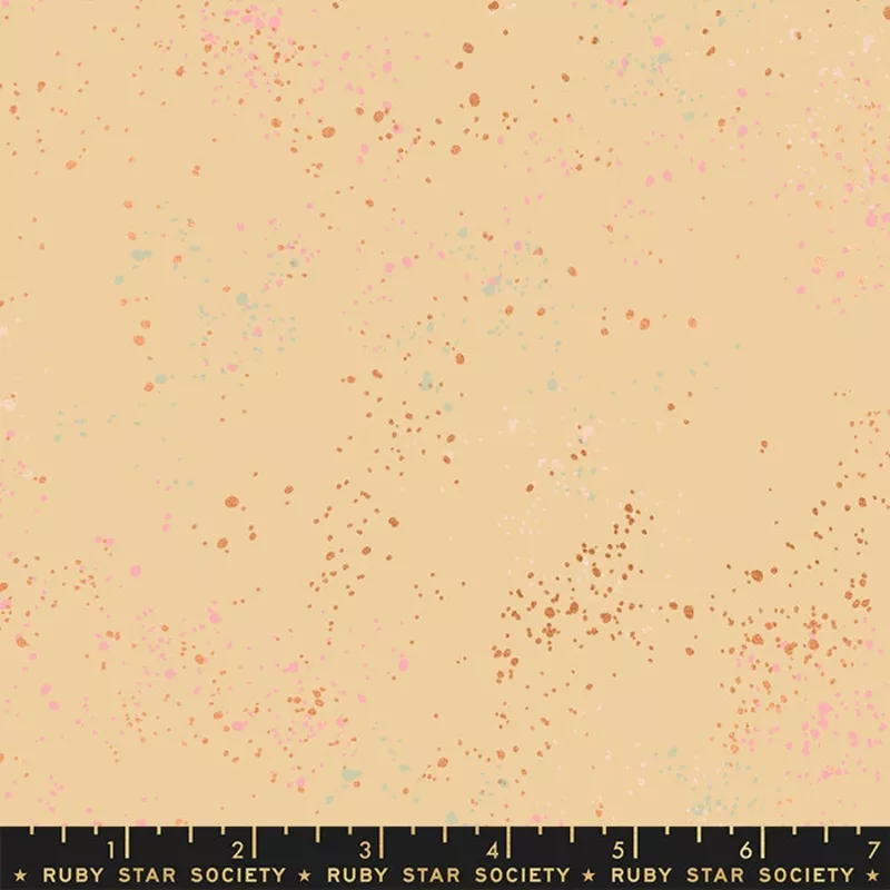 Speckled New Parchment Fabric