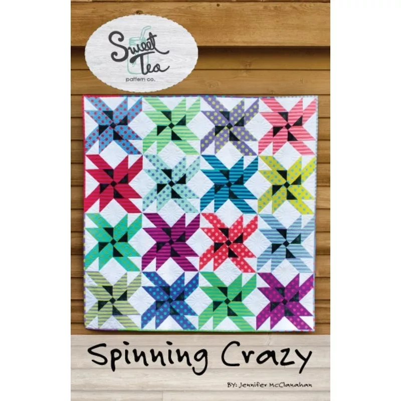 Spinning Crazy Quilt Pattern Sweet Tea Pattern Co.