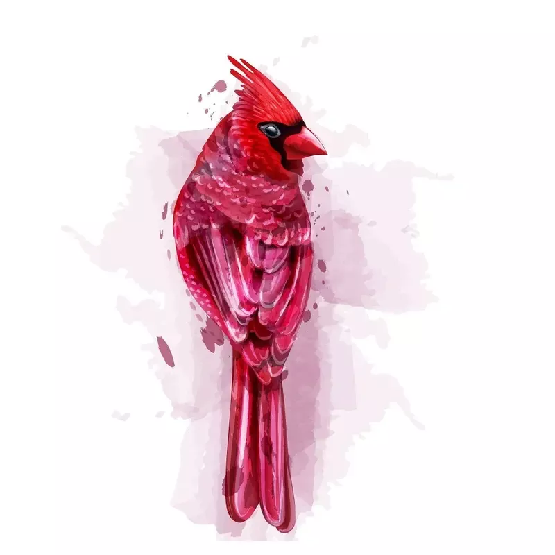 splash-paint-cardinal-fabric-panel Splash Paint Cardinal Fabric Panel