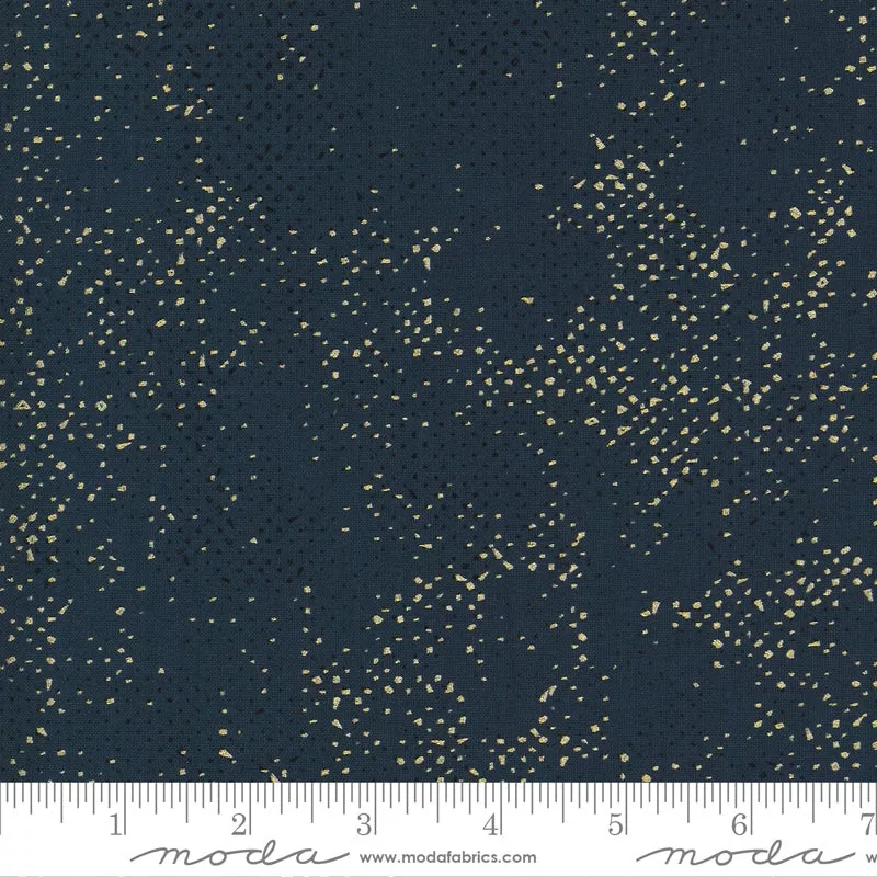 Spotted Dance In Paris Navy Fabric