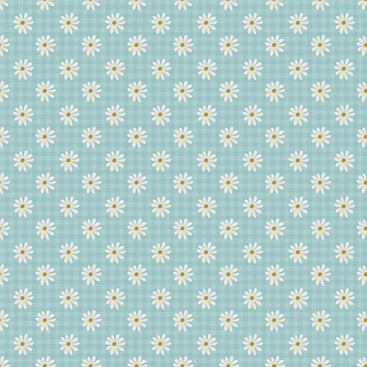 spring-daisies-fabric-blue Spring Daisies Fabric – Blue
