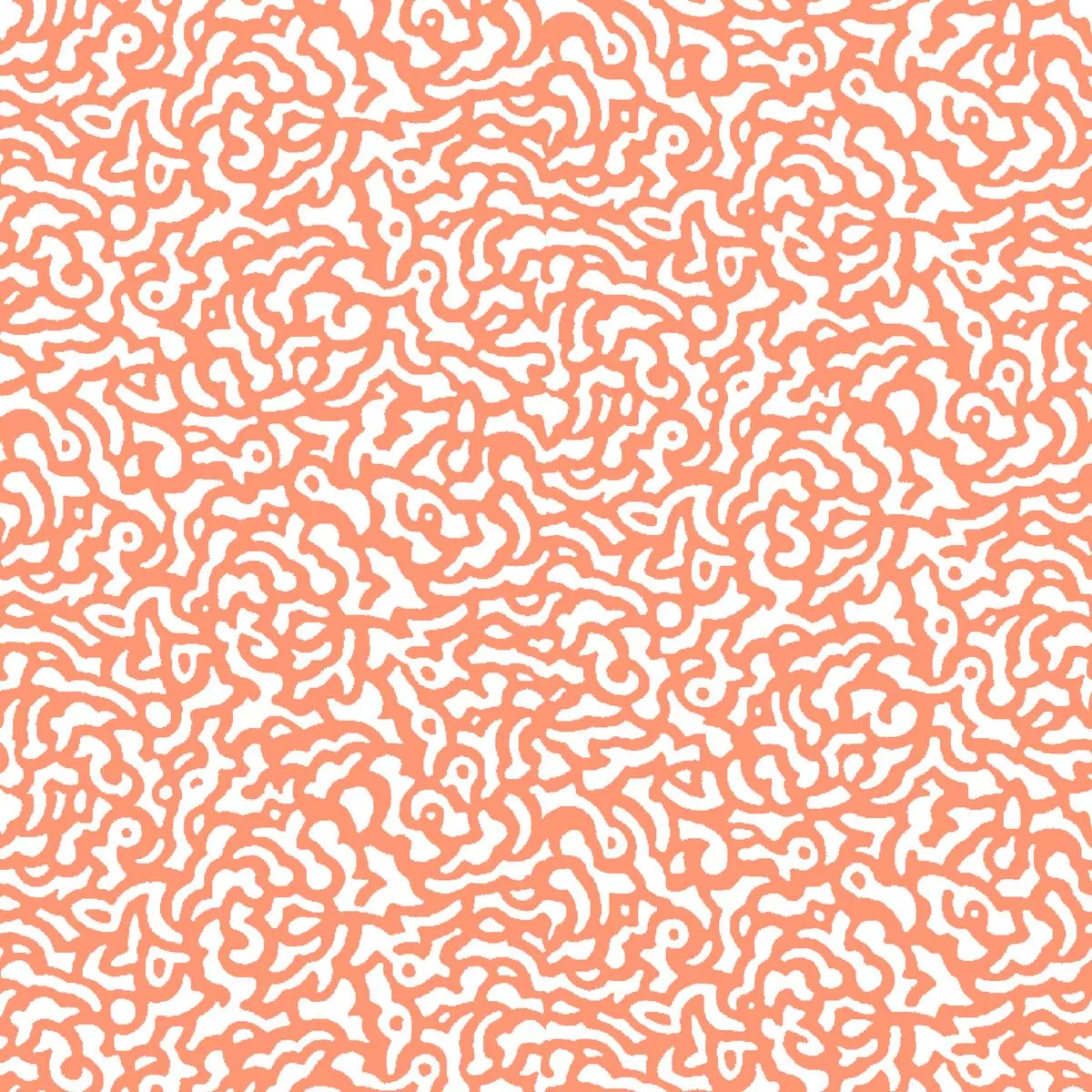 squiggle-theory-coral-fabric Squiggle Theory, Coral Fabric