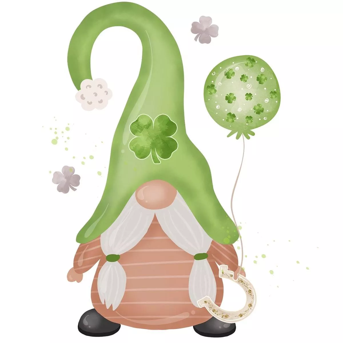 St Patrick’s Day Gnomes #8 Fabric Panel