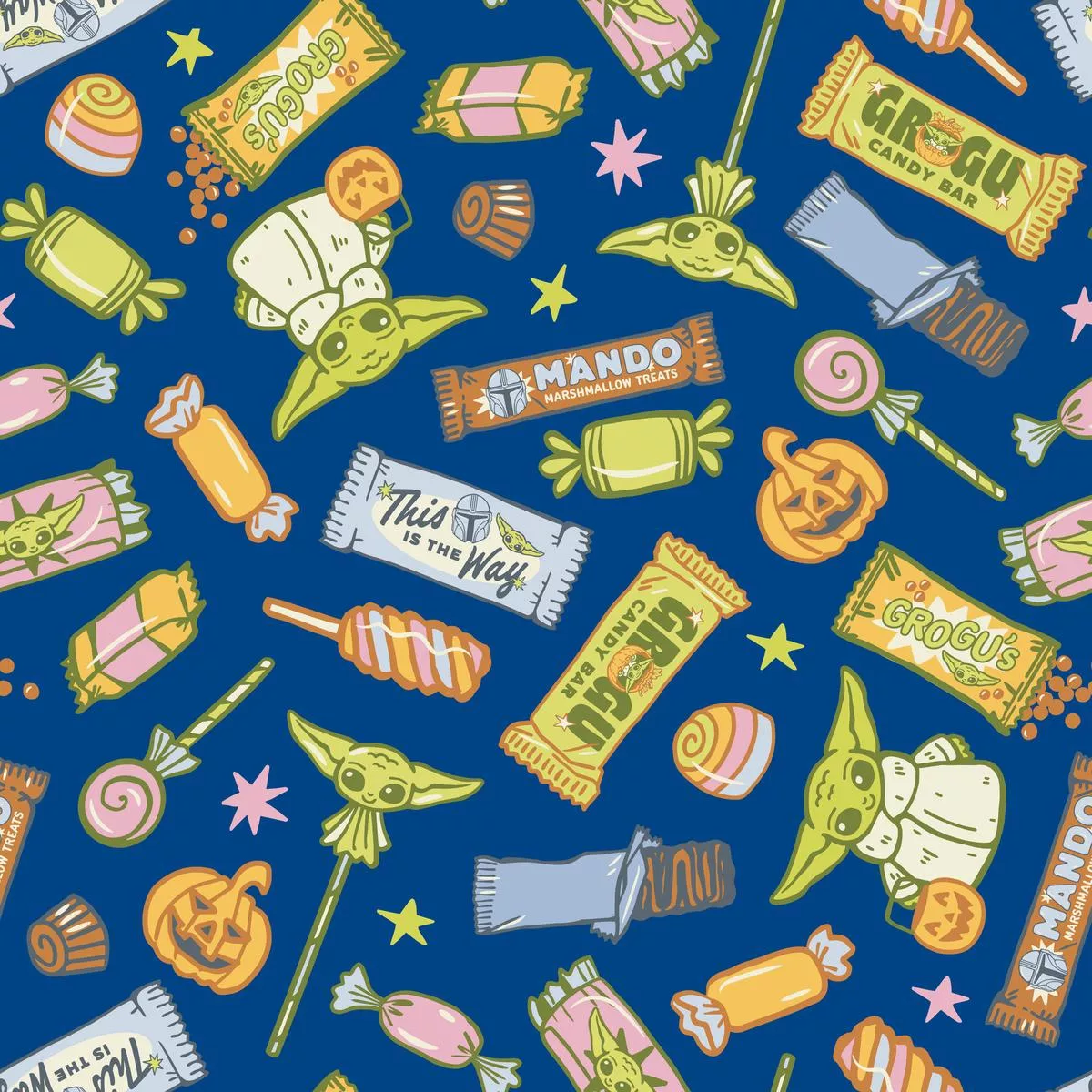 star-wars-yoda-candy-surprise-fabric STAR WARS Yoda Candy Surprise Fabric