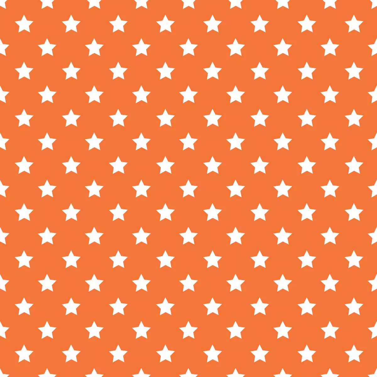 stars-basics-fabric-white-on-pumpkin Stars Basics Fabric – White on Pumpkin