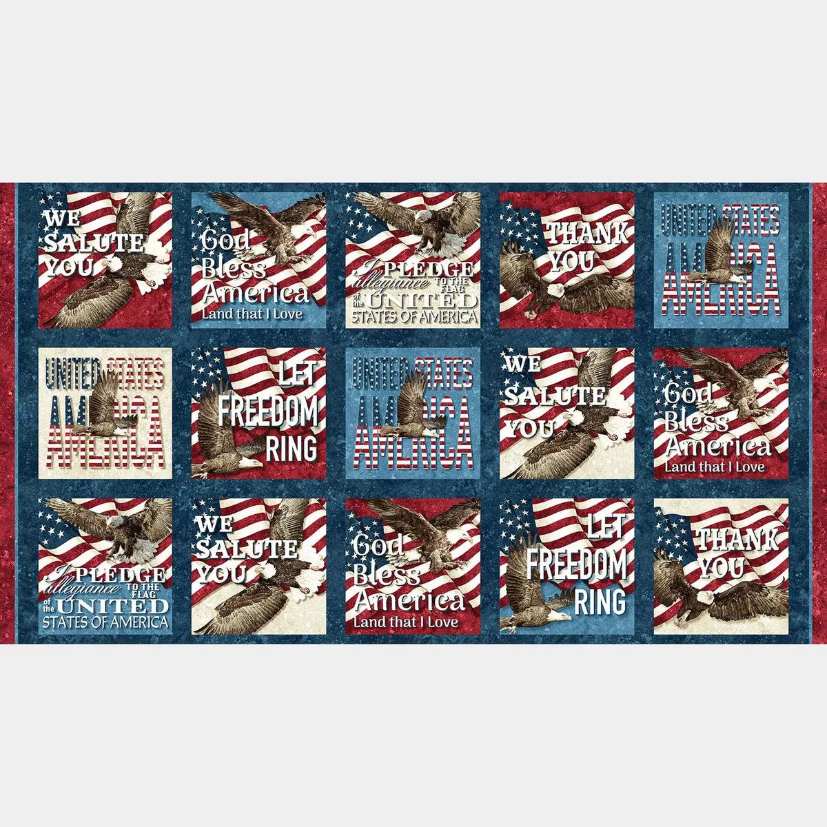 stars-stripes-patriotic-blocks-navy-multi-panel Stars and Stripes – Patriotic Blocks Navy Multi Panel