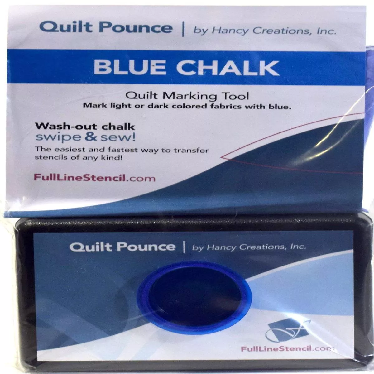 stencil-chalk-transfer-quilt-pounce-pad-blue Stencil Chalk Transfer Quilt Pounce Pad Blue