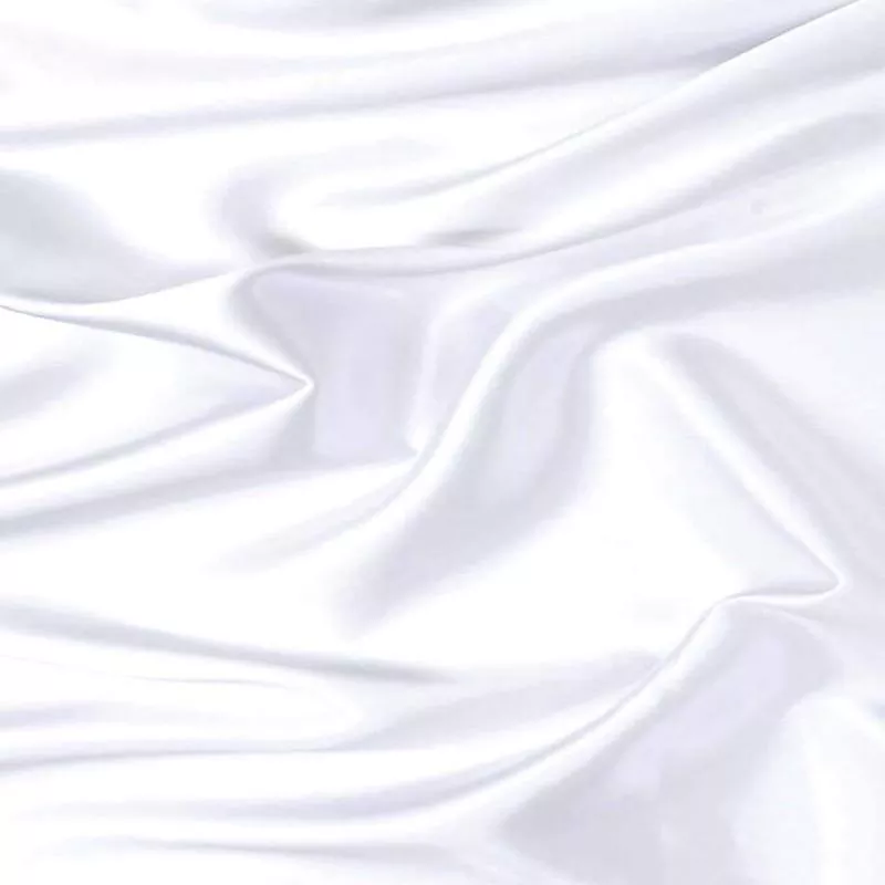 Stretch Charmeuse White