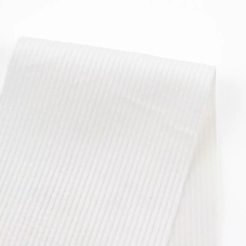 Stretch Cotton Corduroy – White