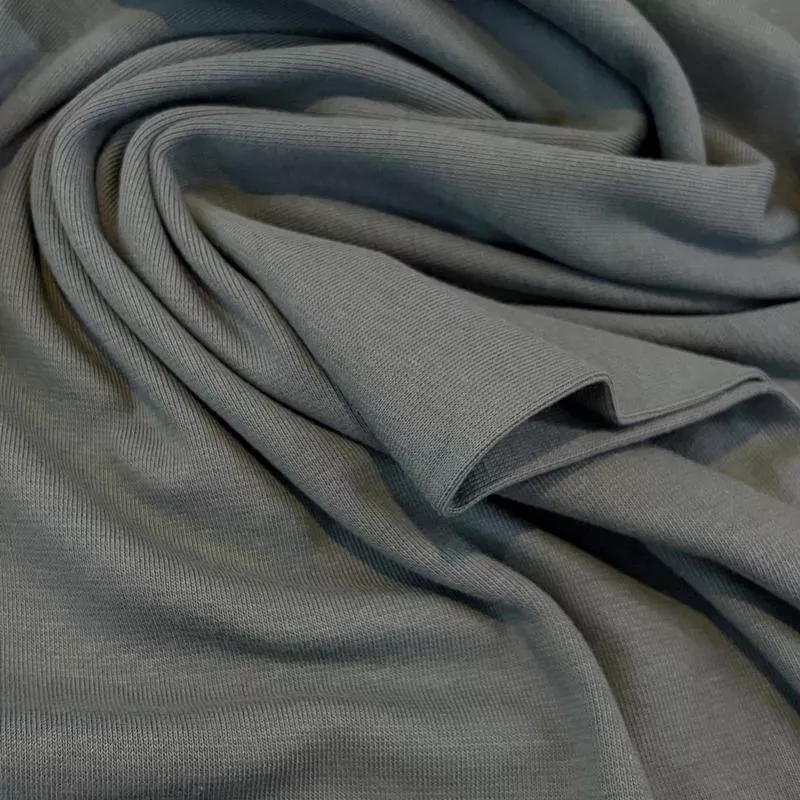 Stretch Ribbing Fabric – Charcoal Grey
