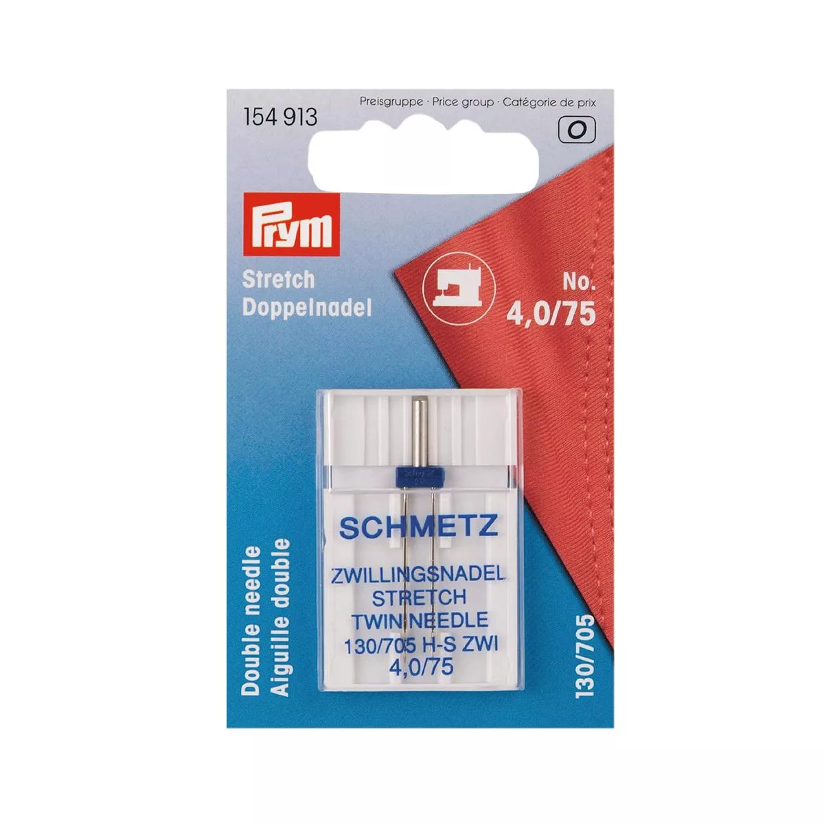 Stretch Twin Sewing Machine Needle 4/75 – Prym