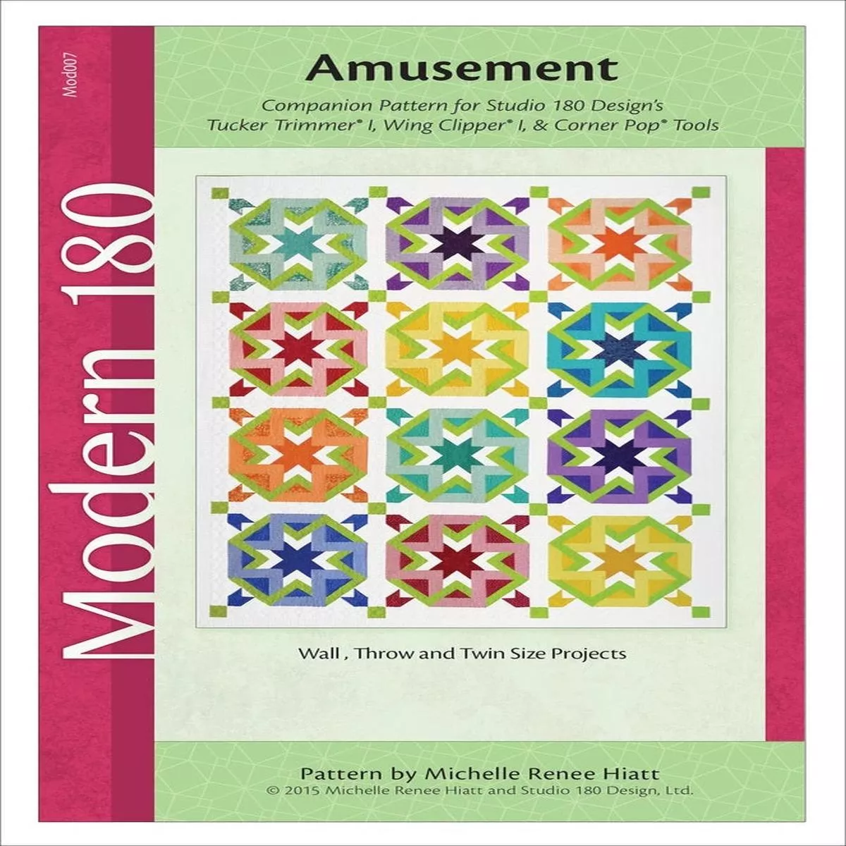 studio-180-design-amusement-quilting-pattern-mod007 Studio 180 Design Amusement Quilting Pattern MOD007