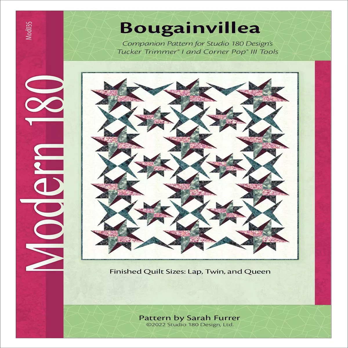 Studio 180 Design Bougainvillea Quilting Pattern MOD035