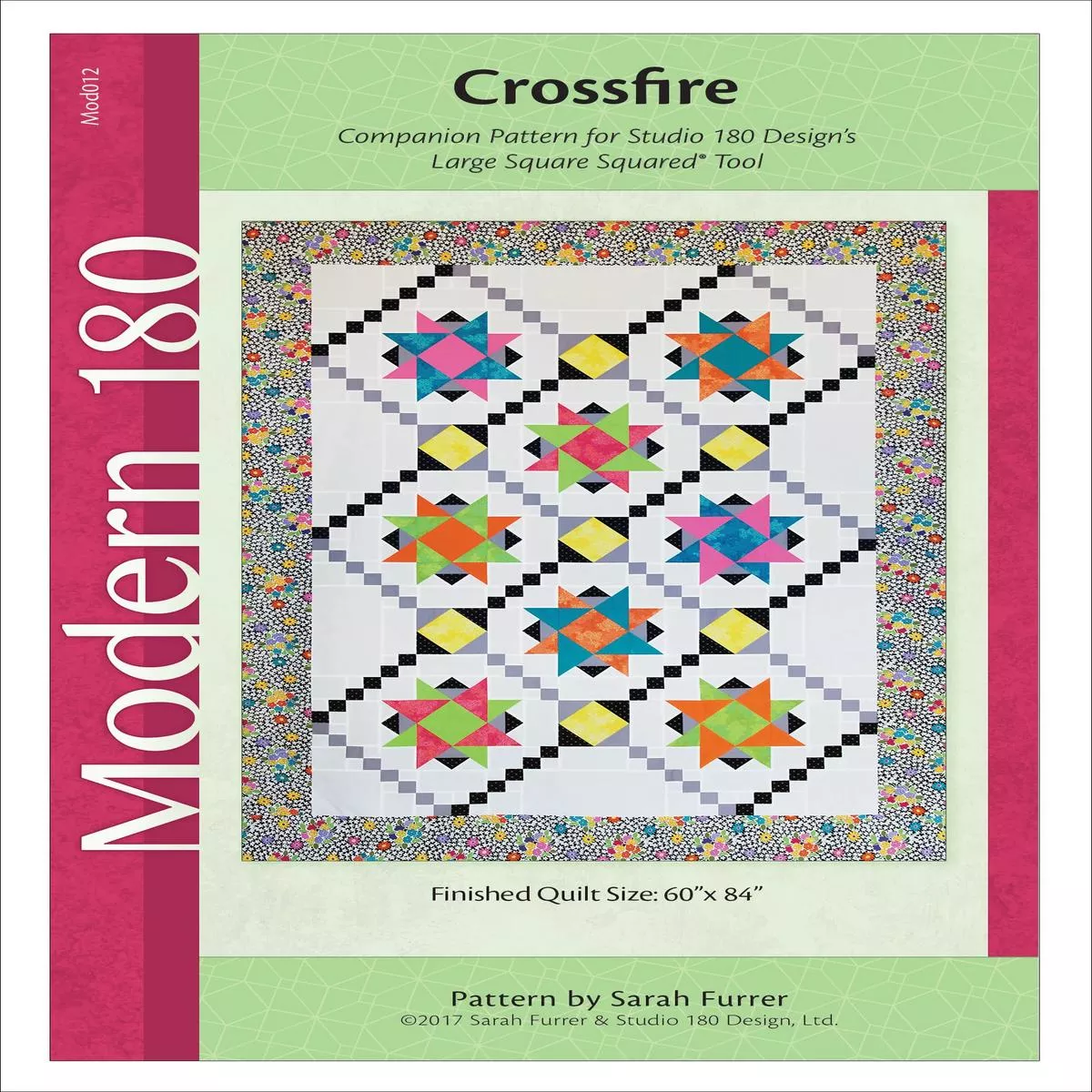 studio-180-design-crossfire-quilting-pattern-mod012 Studio 180 Design Crossfire Quilting Pattern MOD012