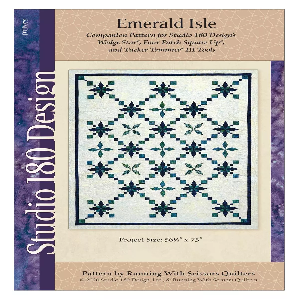 studio-180-design-emerald-isle-quilting-pattern-dtp079 Studio 180 Design Emerald Isle Quilting Pattern DTP079