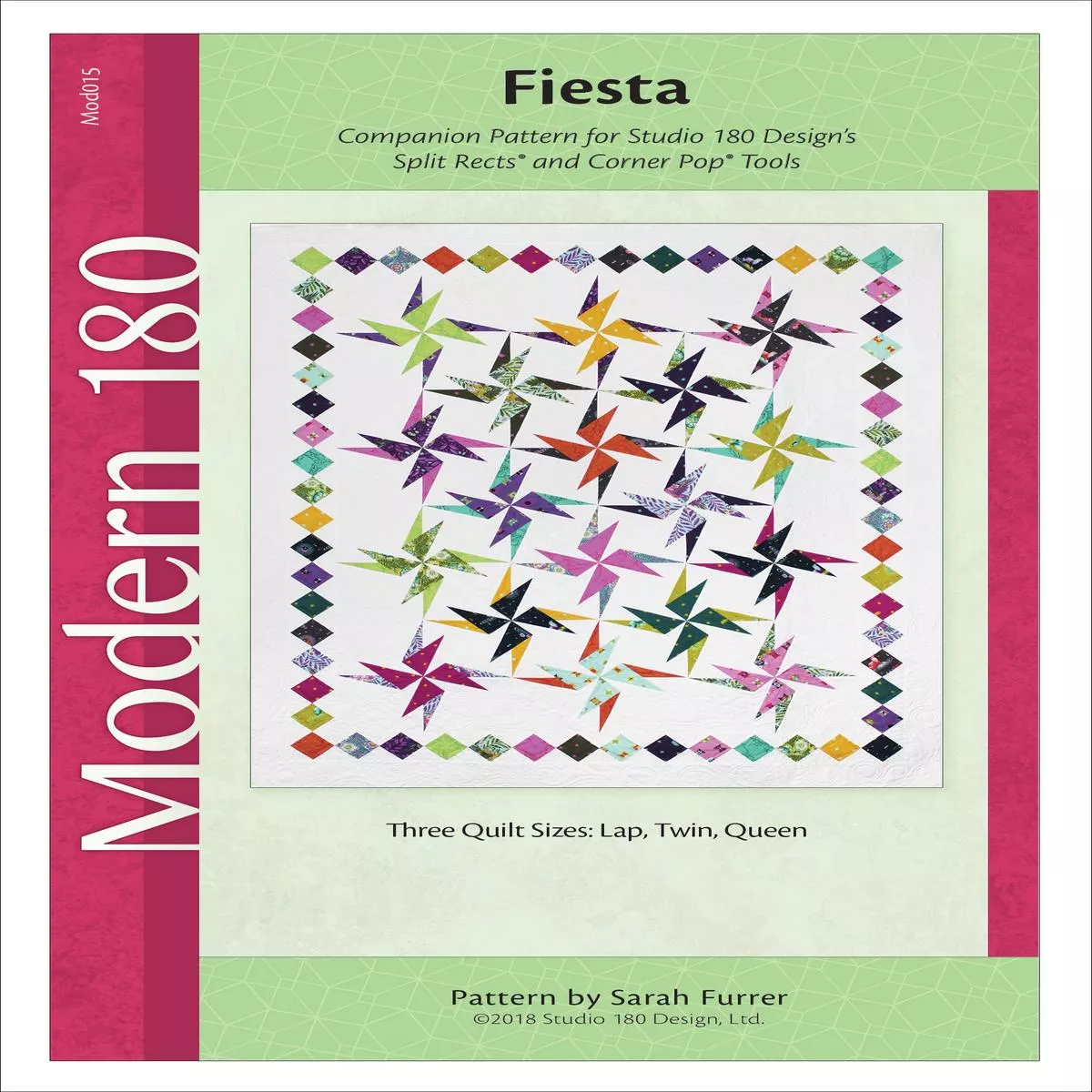 studio-180-design-fiesta-quilting-pattern-mod015 Studio 180 Design Fiesta Quilting Pattern MOD015