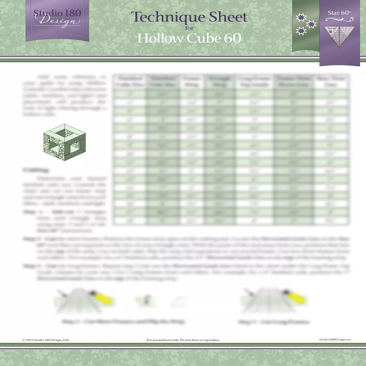 studio-180-design-hollow-cube-60-technique-sheet-dtec34 Studio 180 Design Hollow Cube 60 Technique Sheet DTEC34