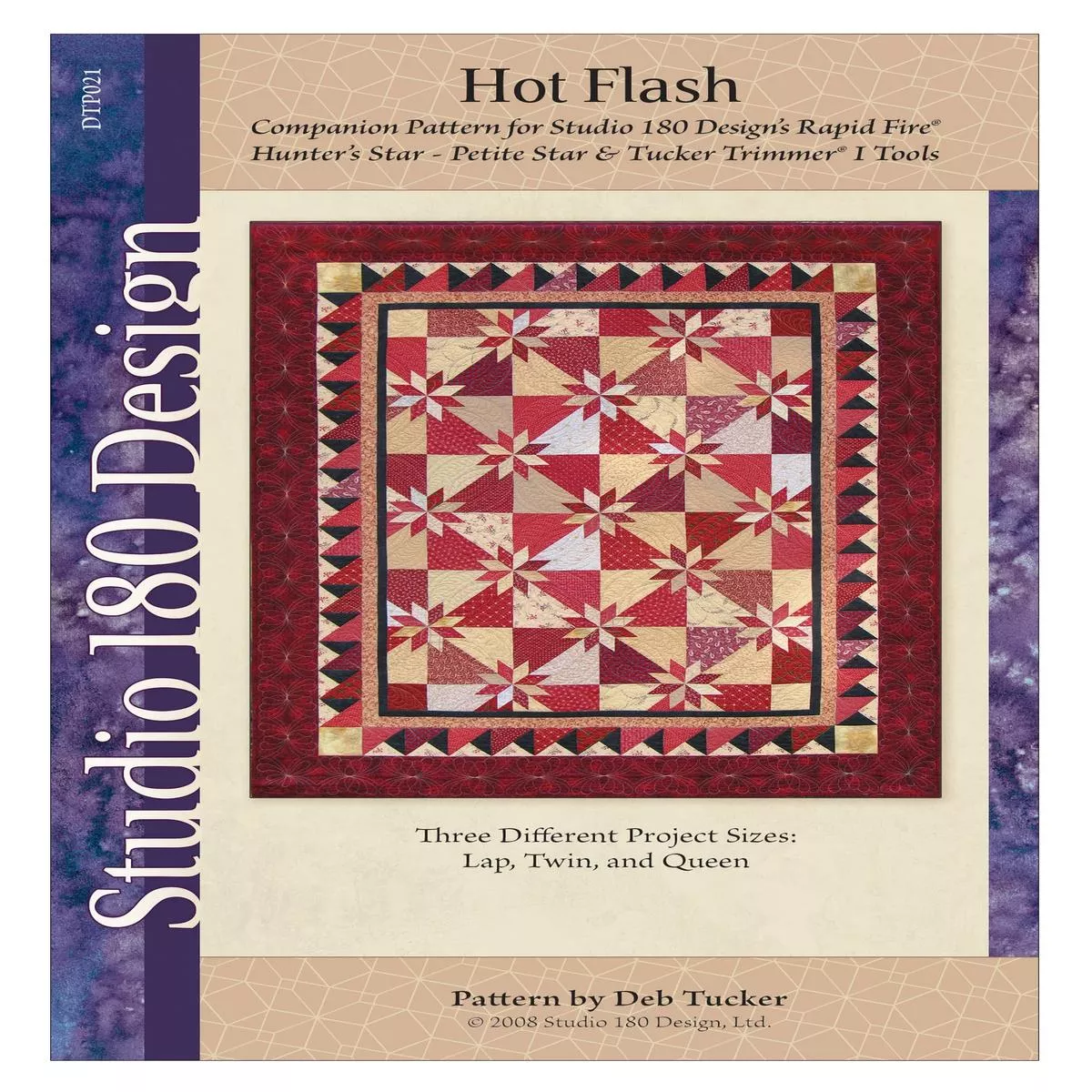 studio-180-design-hot-flash-quilting-pattern-dtp021 Studio 180 Design Hot Flash Quilting Pattern DTP021