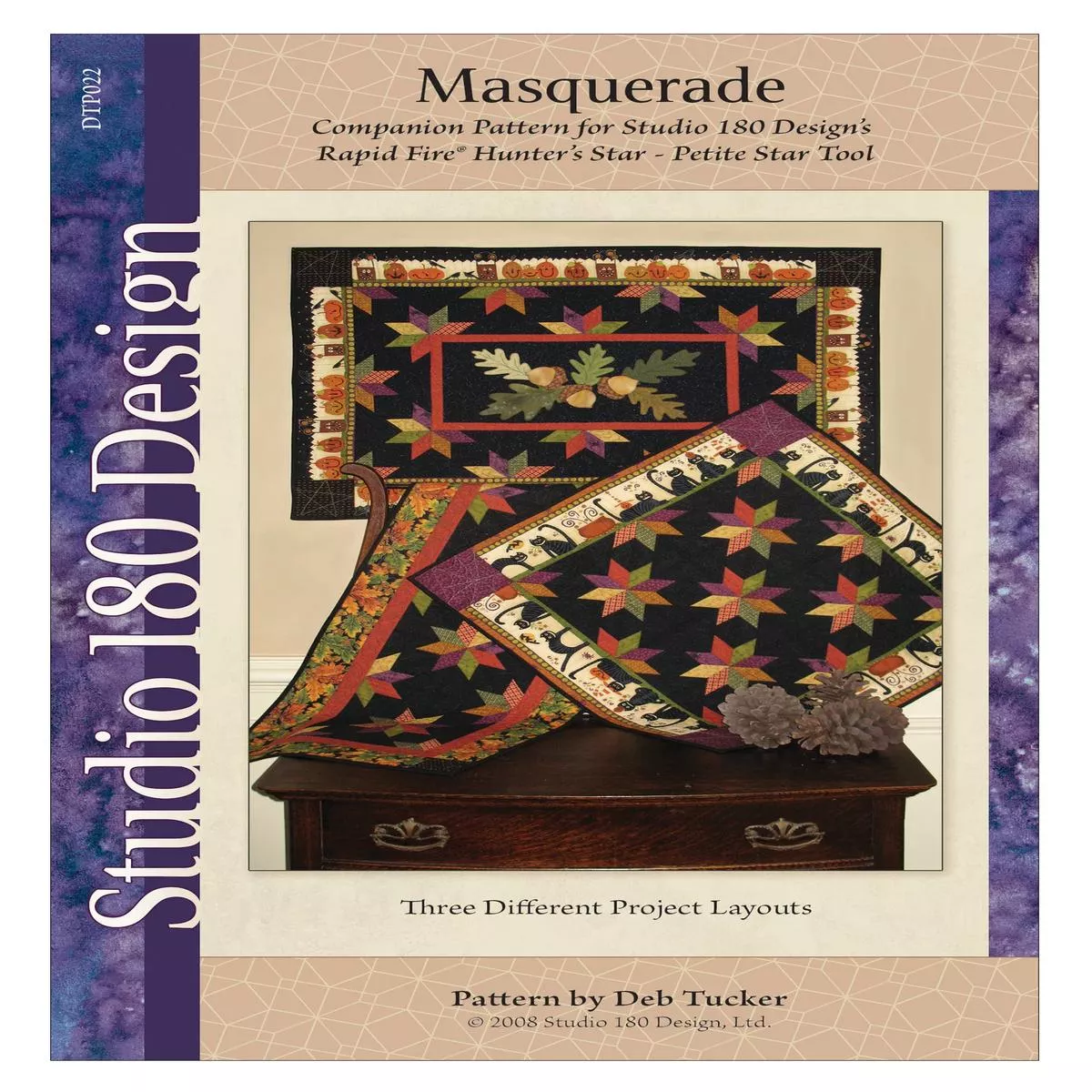 Studio 180 Design Masquerade Quilting Pattern DTP022