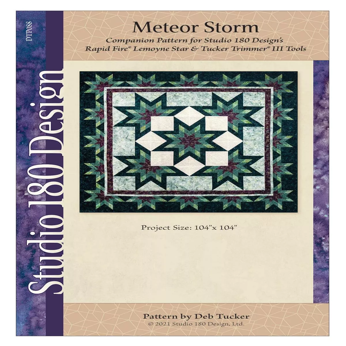 studio-180-design-meteor-storm-quilting-pattern-dtp088 Studio 180 Design Meteor Storm Quilting Pattern DTP088