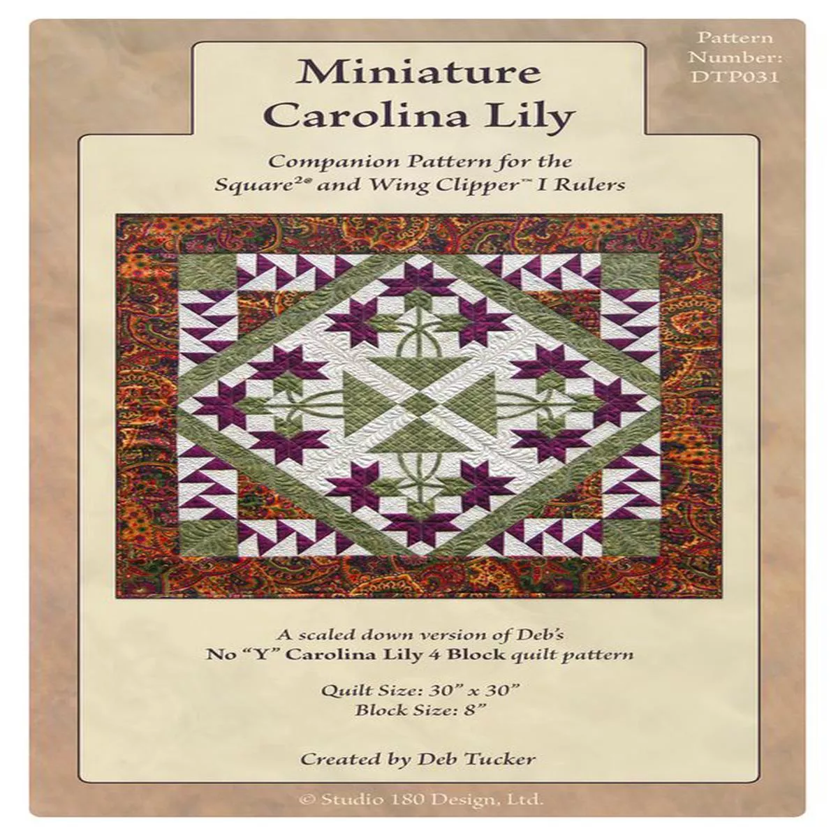 Studio 180 Design Miniature Carolina Lily Companion Pattern