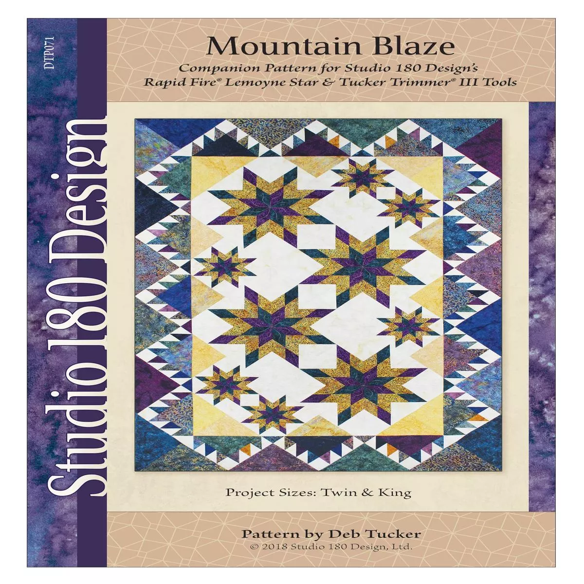 Studio 180 Design Mountain Blaze Quilting Pattern DTP071