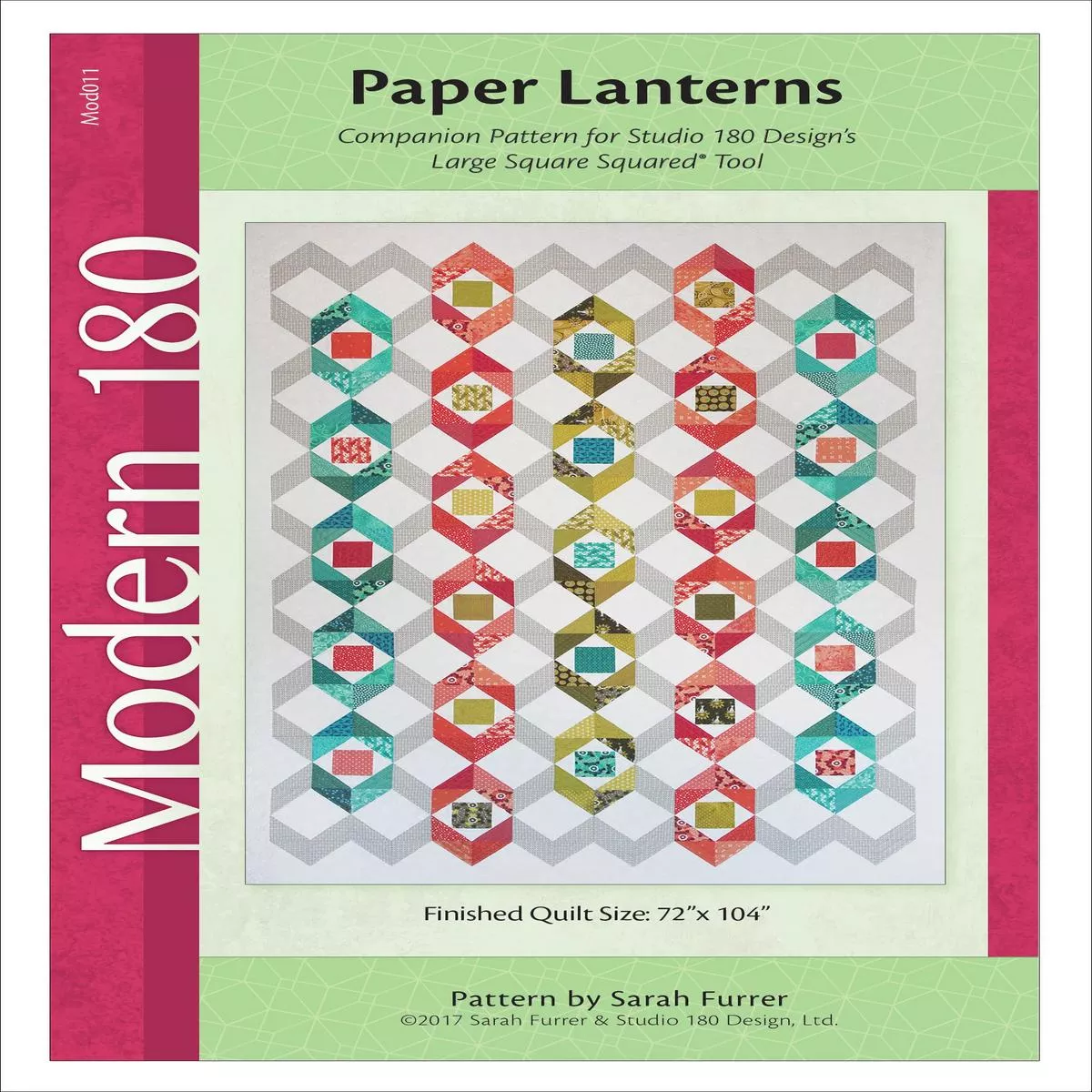 studio-180-design-paper-lanterns-quilting-pattern-mod011 Studio 180 Design Paper Lanterns Quilting Pattern MOD011