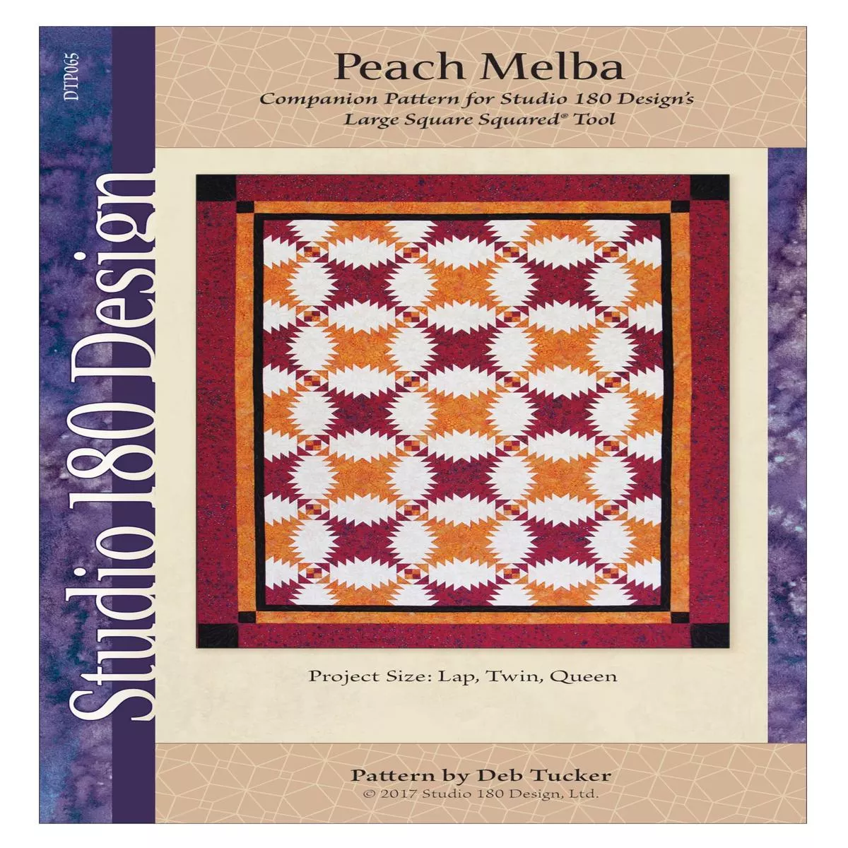 studio-180-design-peach-melba-quilting-pattern-dtp065 Studio 180 Design Peach Melba Quilting Pattern DTP065