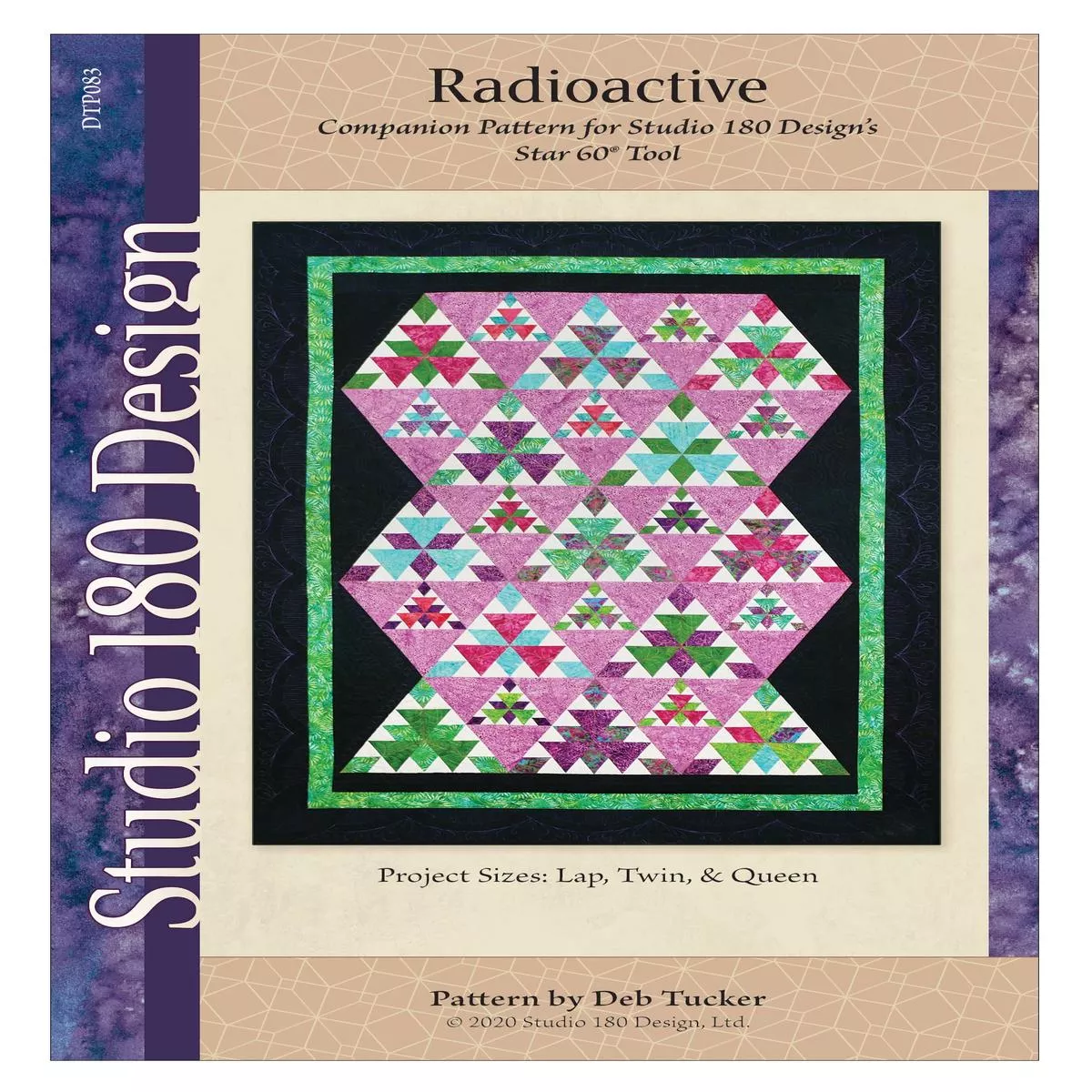 studio-180-design-radioactive-quilting-pattern-dtp083 Studio 180 Design Radioactive Quilting Pattern DTP083