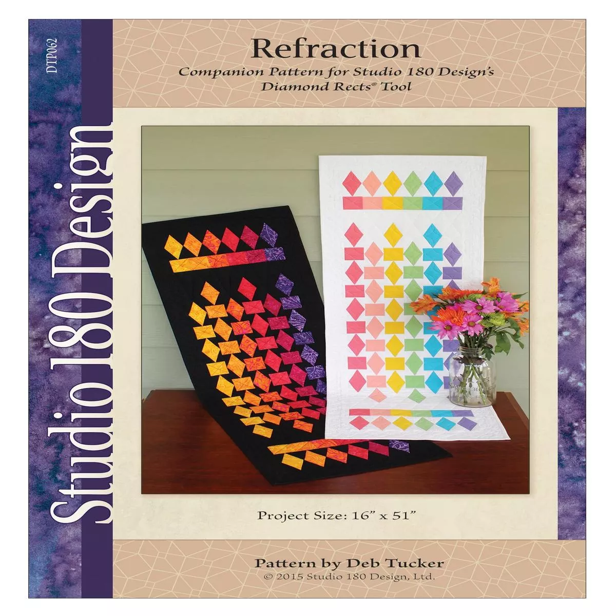 studio-180-design-refraction-quilting-pattern-dtp062 Studio 180 Design Refraction Quilting Pattern DTP062