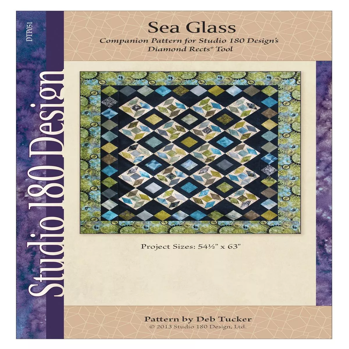 Studio 180 Design Sea Glass Quilting Pattern DTP051