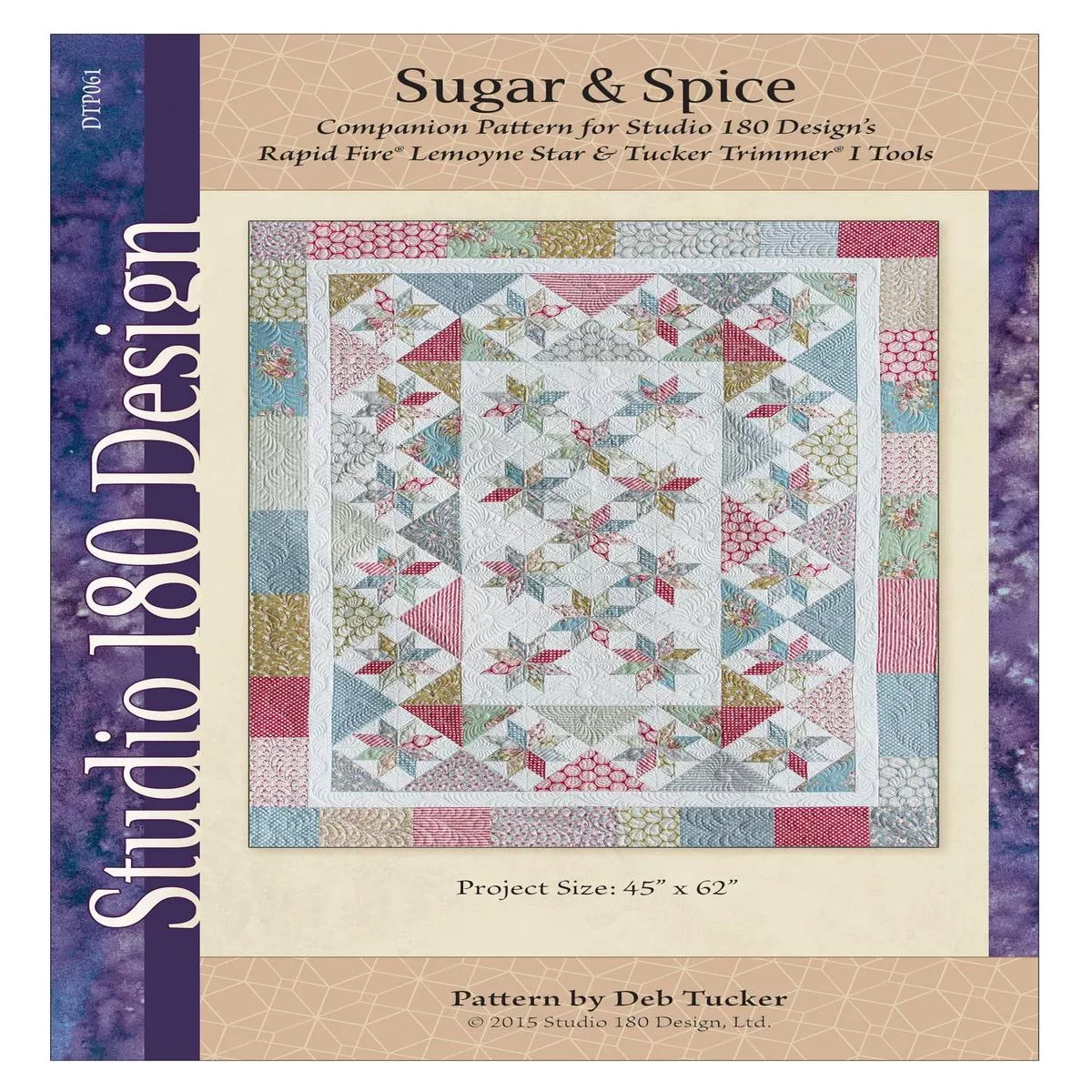 studio-180-design-sugar-spice-quilting-pattern-dtp061 Studio 180 Design Sugar and Spice Quilting Pattern DTP061