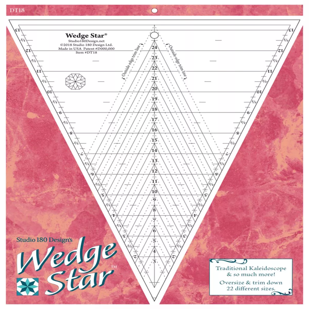 Studio 180 Design Wedge Star Ruler DT18
