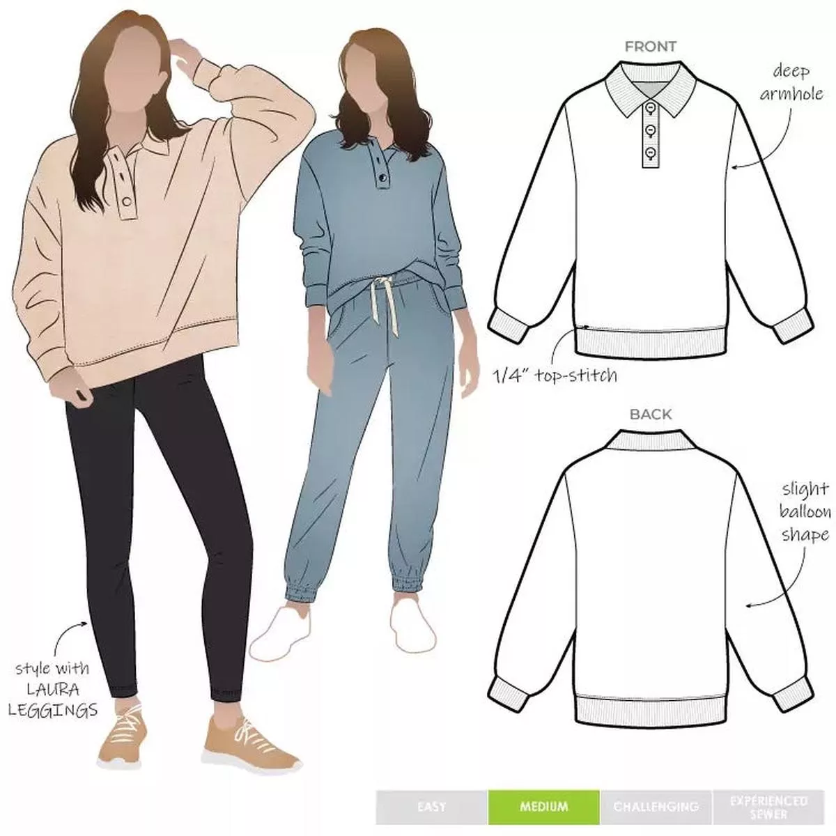 Style Arc – Bert Knit Top – Size 18-30